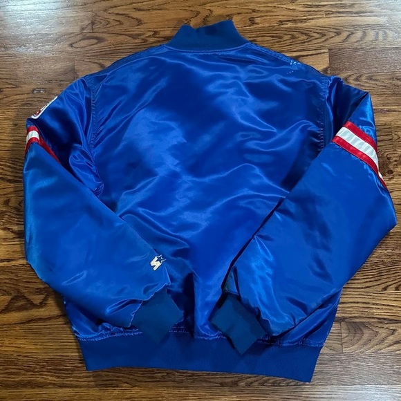 Vintage Starter New York Giants Satin Jacket (Size L) - Picture 2 of 6